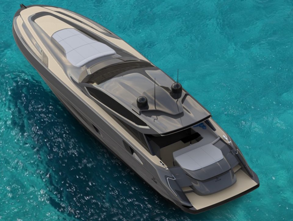 Il Nuovo Otam 70HT full custom si è ispirato al mondo aeronautico con il Design firmato da BG Design Firm, engineering e linee di carena di Umberto Tagliavini Marine Design