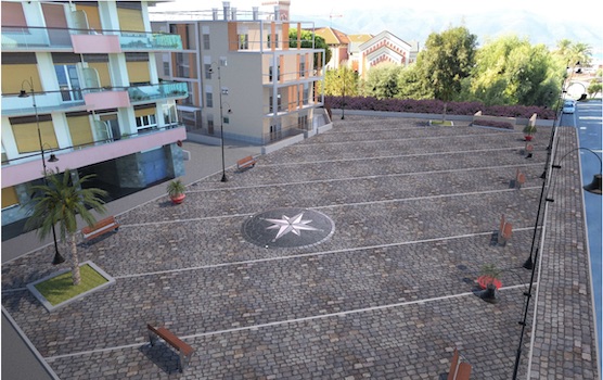 Albenga si fa bella, ecco come sarà la nuova Piazza sul Lungomare