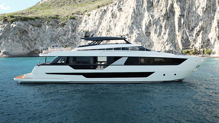 Ferretti Yacht 1000, la più grande nave mai costruita dal cantiere
