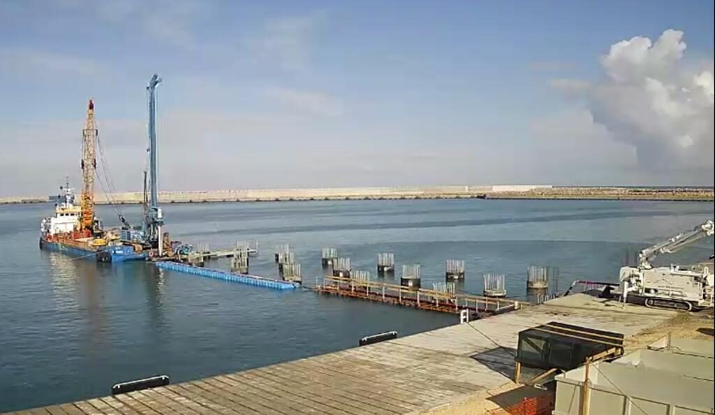 Civitavecchia, iniziata la prefabbricazione del nuovo pontile
