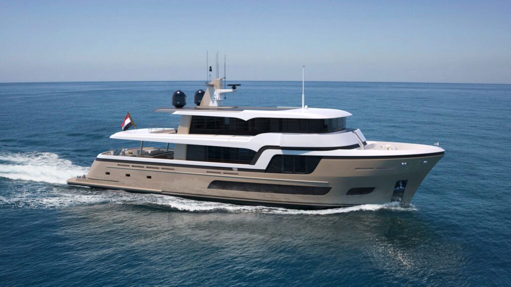 Il nuovo yacht 34 metri di Van der Valk, progettato e costruito su misura