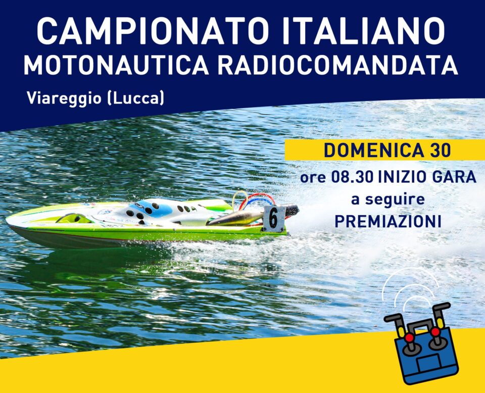 Viareggio, sul lago di Massarosa il Campionato Italiano di Radiocomandata