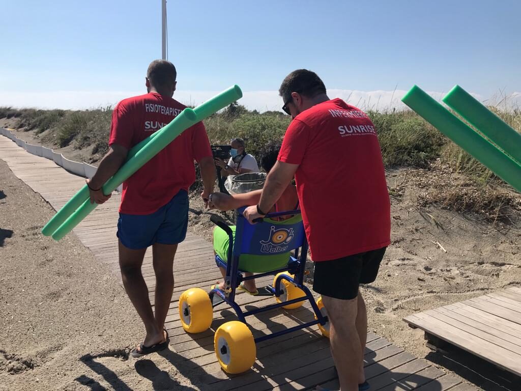 Nel Salento un’isola fisioterapica in acqua per la terza edizione de il mare di tutti
