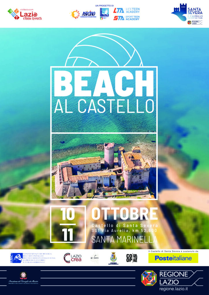 Il beach volley giovanile approda ai piedi del Castello di Santa Severa