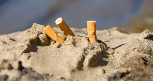 spiagge mozziconi sigarette